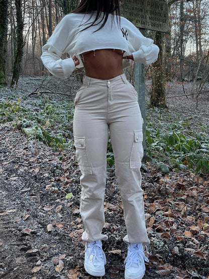 Cargo High Waist Cargo Pants