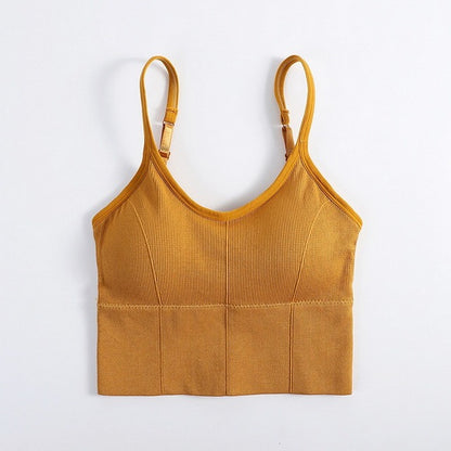 Women Sports Bra yellow