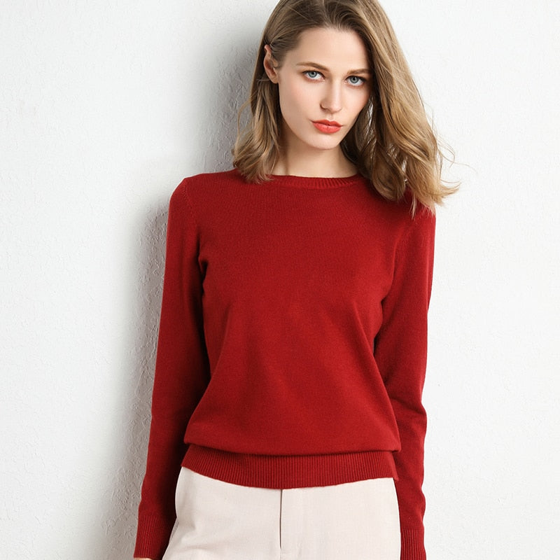 Knitted Pullover Sweater