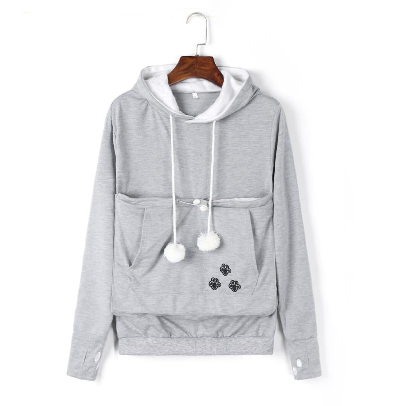 Casual Women Sweatshirt Ash